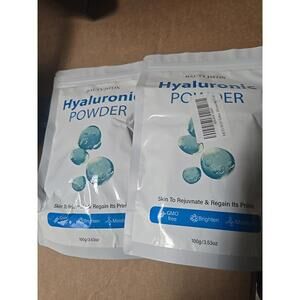 100g (3.52oz 100% PURE HYALURONIC ACID POWDER 2 Bags USA Seller